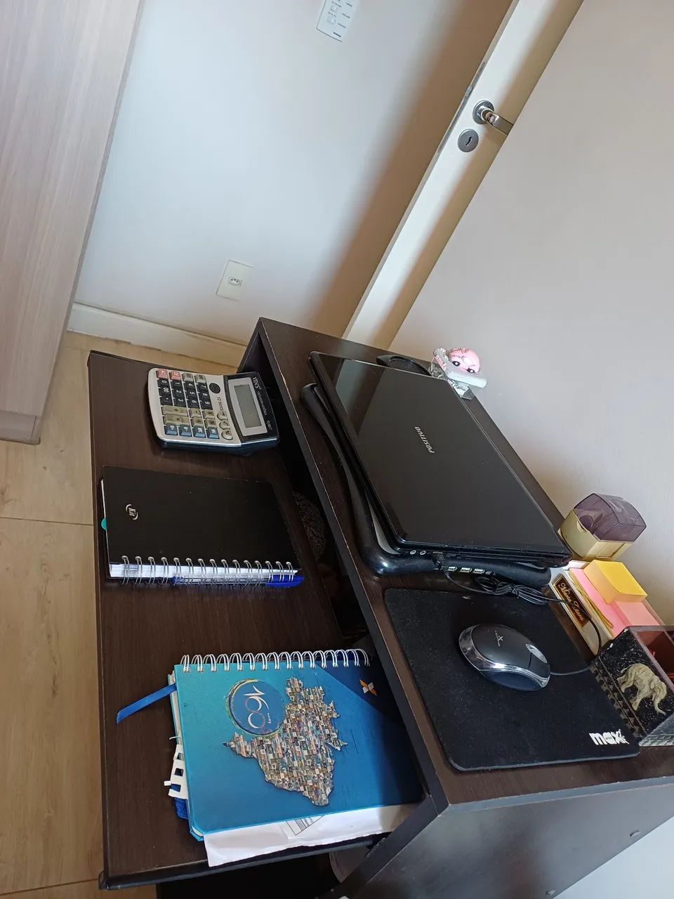 Escrivaninha MDF Marrom - Foto 4