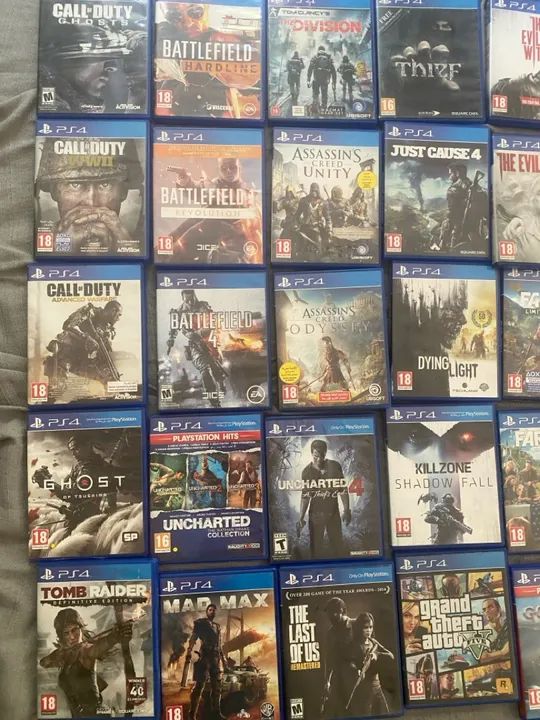 Lote de 40 jogos PS4 - Diversos gêneros e condições - Foto 5
