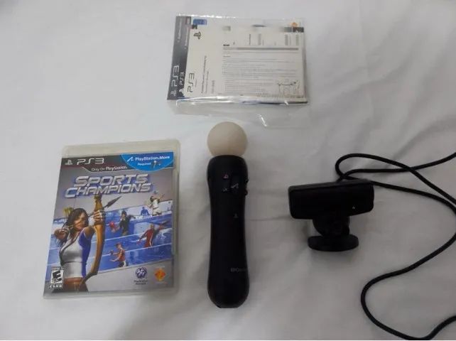Kit move ps3 completo com manuais - Foto 2