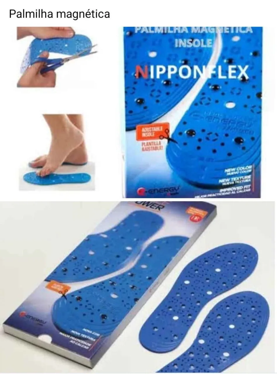 Palmilha Magnética Nipponflex - Conforto e Bem-Estar