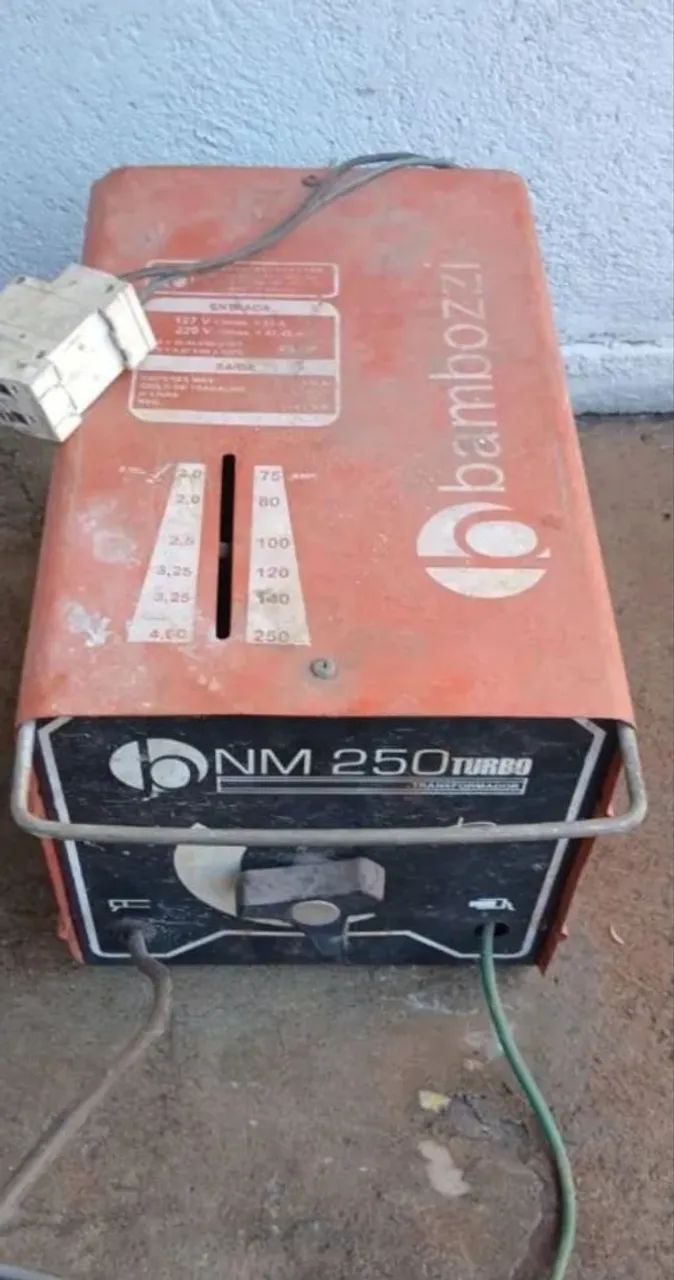 Maquina solda bambozzi 250ha64629426114817120