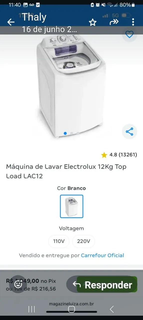 maquina de lavar