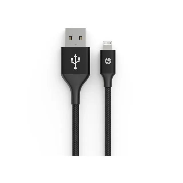 Cabo HP - NOVO, USB-A para Lightning de Iphone, 16W, 2.4A, 1 metro - Foto 2