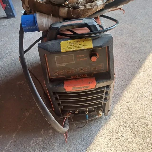 Inversora Maquina Corte Plasma Cut 100 Smarter Trif 220v Pro - Usado - Foto 4