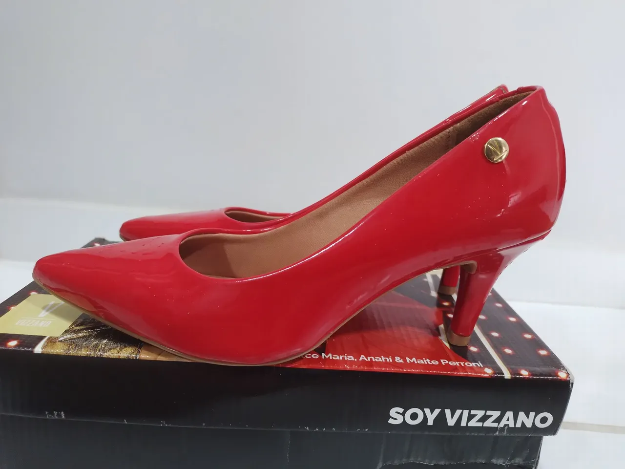 Scarpin Vermelho Vizzano