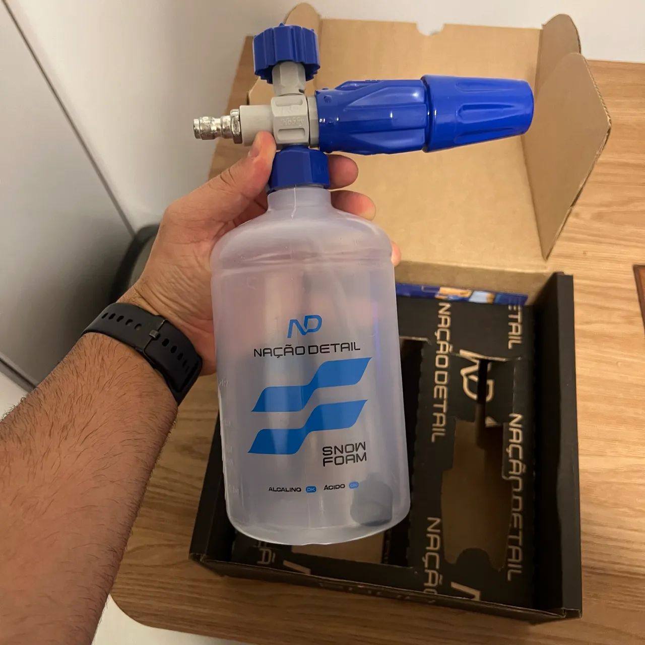 Snow Foam Nação Detail Hobby Edition 1l - Engate Rápido (Canhão de Espuma Lavagem Auto)