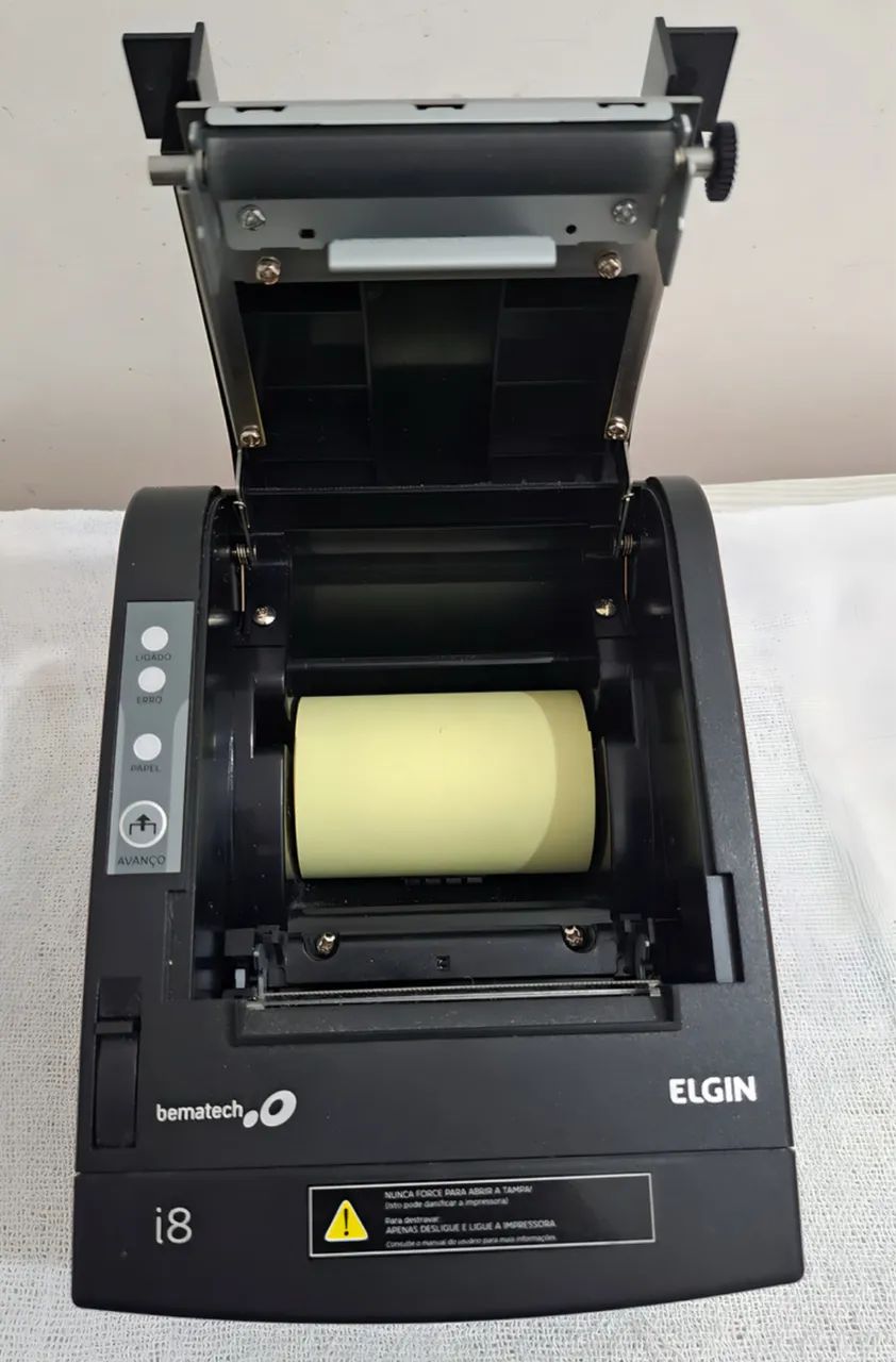 Impressora Elgin I8 Usb Ethernet Guilhotina Cor Preto Voltagem 46I8USECKD00 - Foto 2