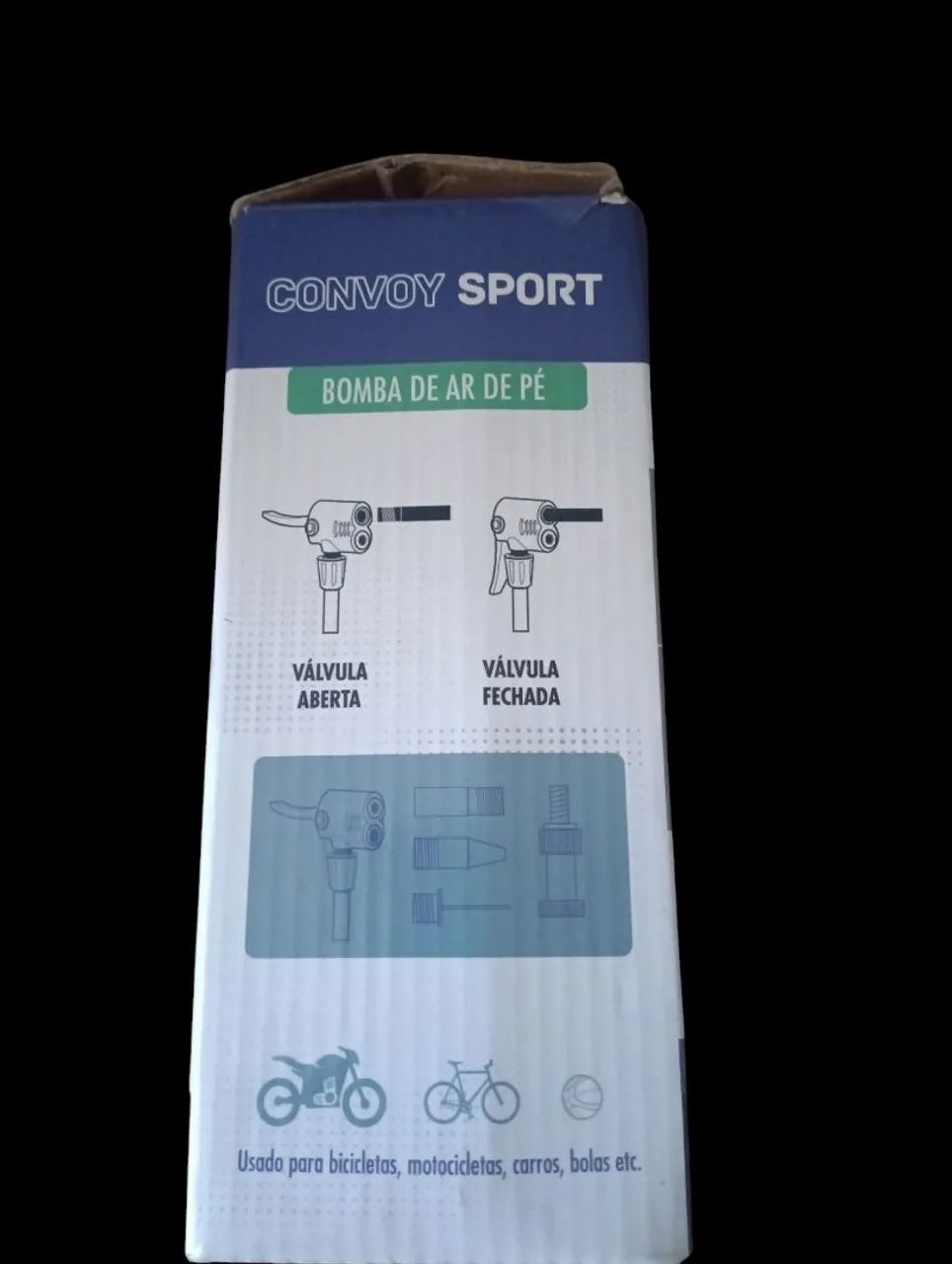 Bomba de Ar de Pé Convoy Sport - Foto 3