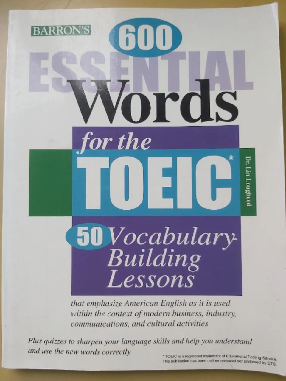 600 Essential Words for the TOEIC - Livro em Inglês