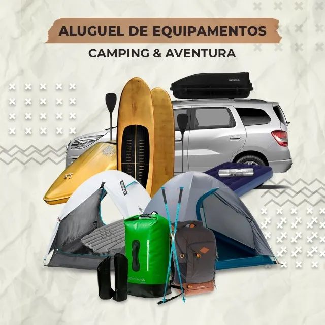 aluguel de equipamentos  camping e aventura 