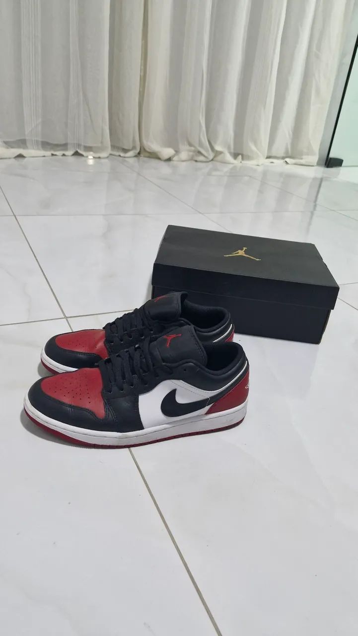 Air jordan low Bred Toe