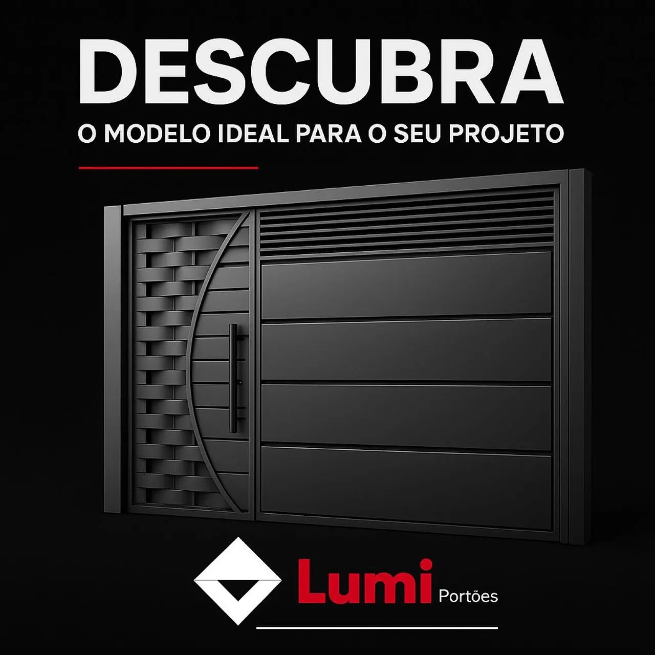 Portão Galvonizado_ Lumi: Design e Proteção