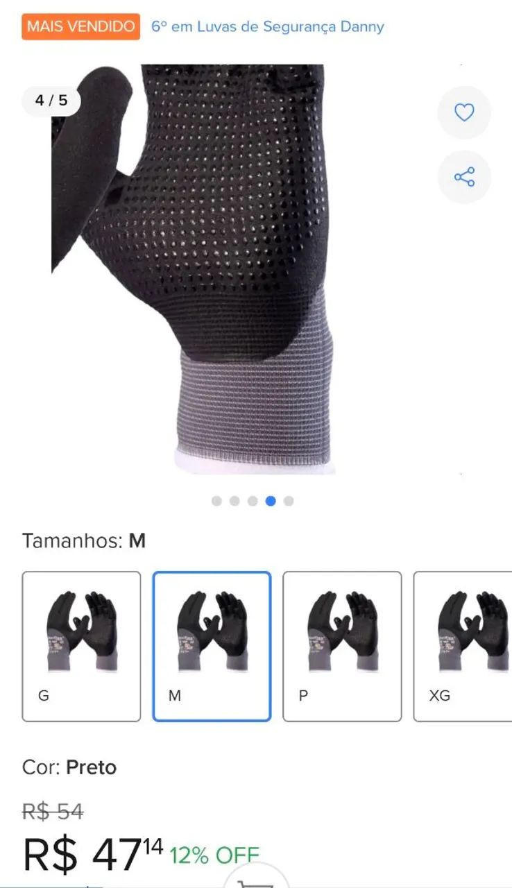 Luvas de Segurança MaxiFlex Endurance Vila Isabel RJ - Foto 4