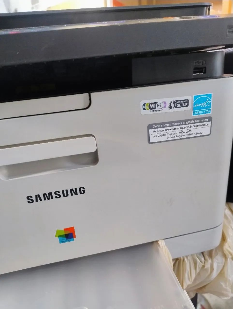 Impressora Samsung CLX-3305W Colorida Multifuncional - Foto 6