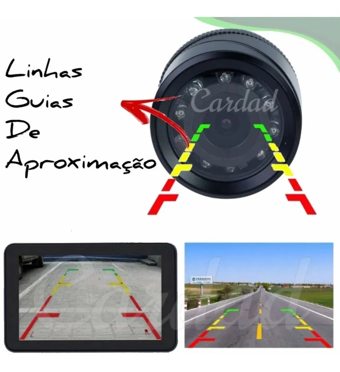 Câmera de Ré HD para Carro - Visão Noturna - Foto 3