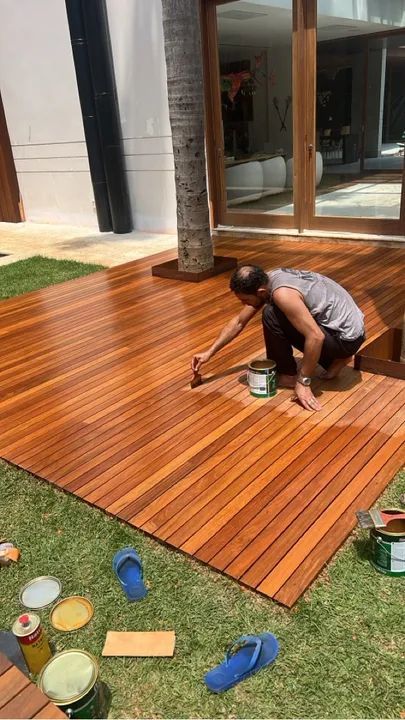 Raspagem de deck pergolado colocação de deck e pergolado em geral . - Foto 3