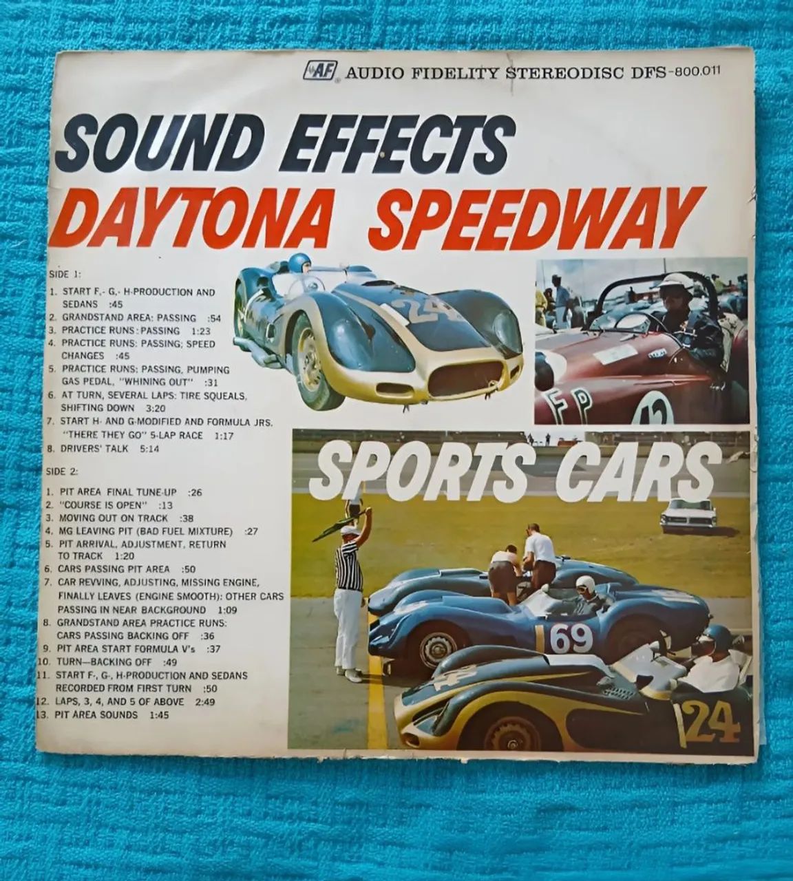 SOUND EFFECTS: DAYTONA SPEEDWAY - SPORTS CARS (1971) - Vinil Original ! Edição brasileira  - Foto 3