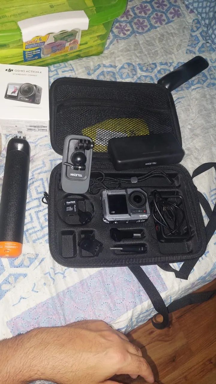 Kit Completo Câmera De Ação Dji Osmo Action 4 - Foto 2