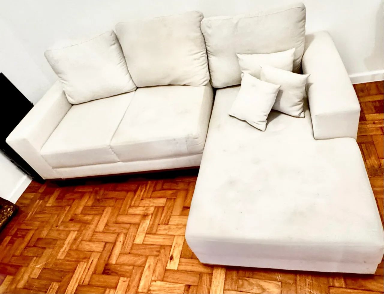 Sofa de linho com chaise - Foto 4