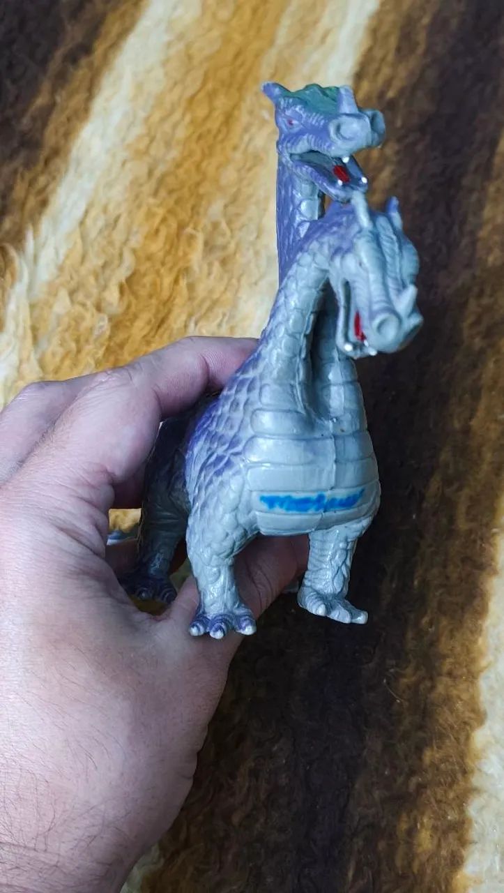 Drake de Borracha Roxo - 20 cm | Duas Cabeças - Foto 4
