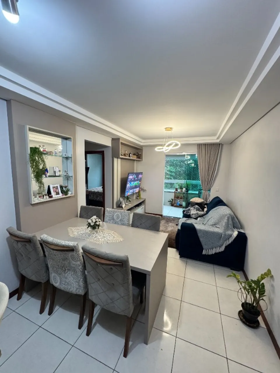 APARTAMENTO MOBILIADO PARA LOCAÇÃO COM 1 SUÍTE + 1 QUARTO, 2 VAGAS DE GARAGEM - SÃO LUIS