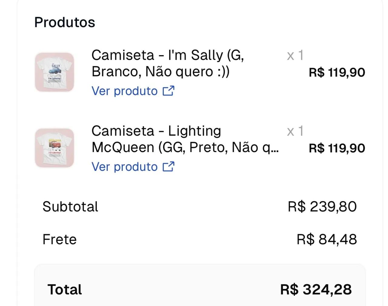 Camisetas Mcqueen & Sally - Foto 3