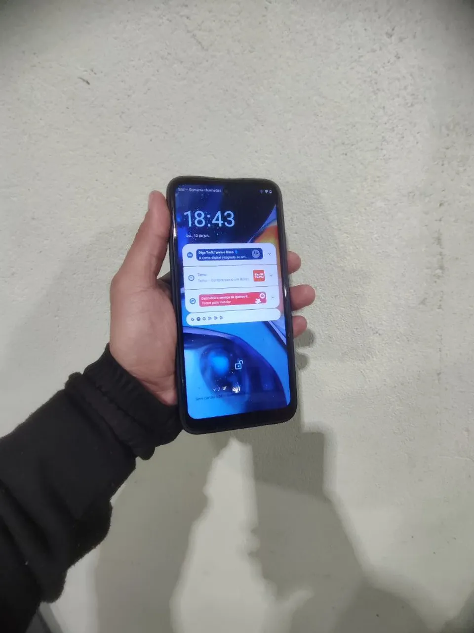 Vendo Motorola g22 128 GB biometria capa e carregador