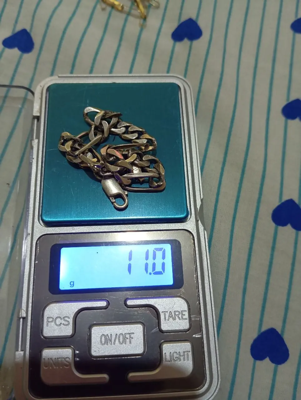Pulseira de elos prata 11g