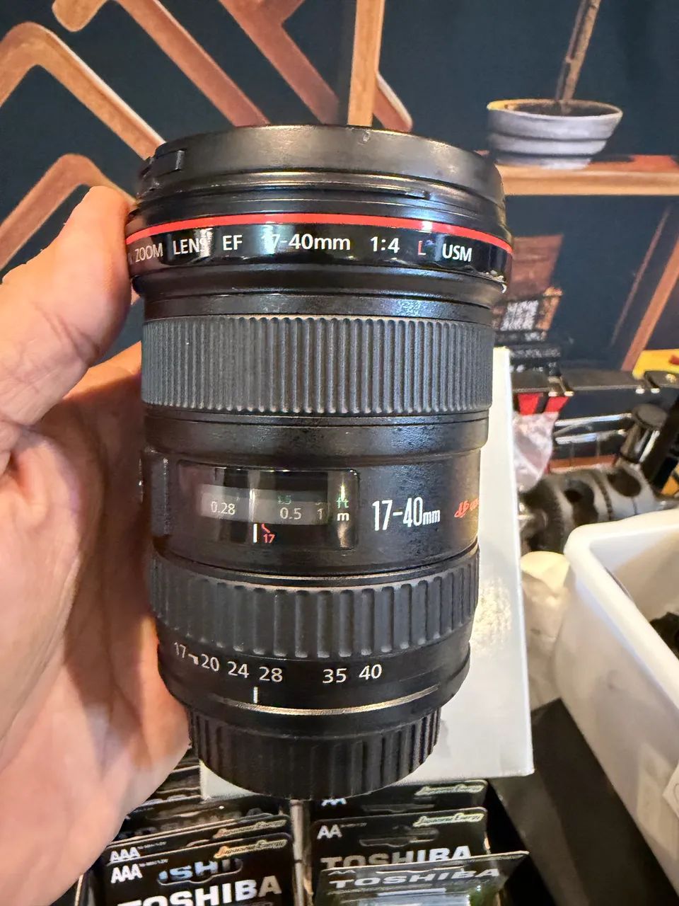 LENTE 17-40 f4 L - NOVA 