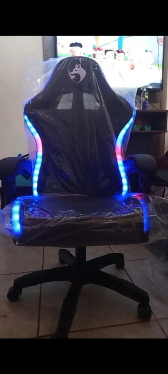 Cadeira Gamer com LED - Conforto e Estilo