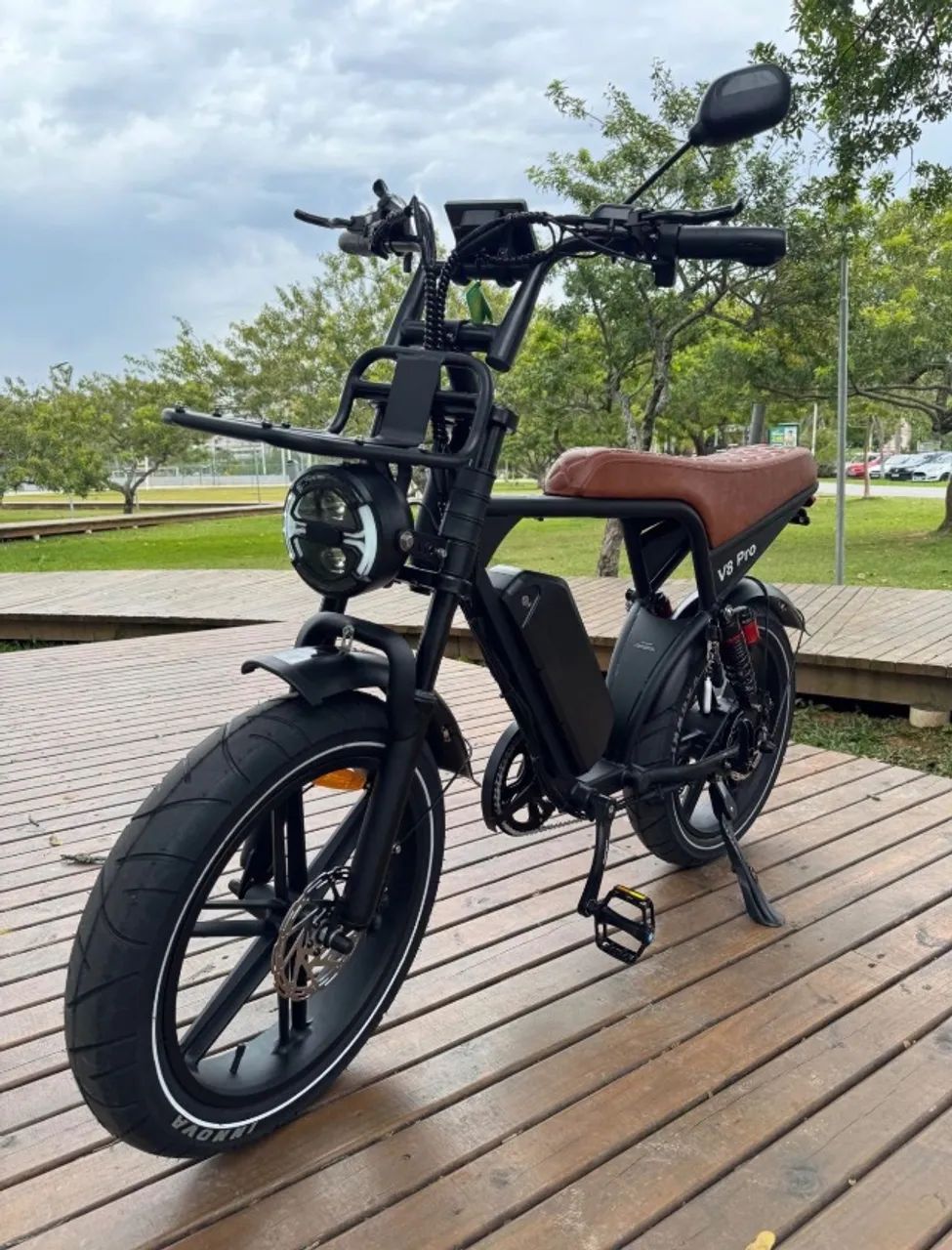 Bicicleta elétrica V8 Pro 2025 - 1000W - Foto 3