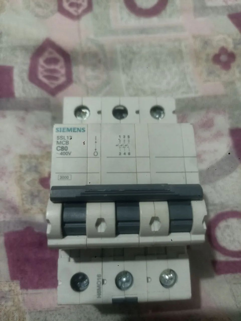 Disjuntor Siemens 3 pólos 80A - Novo