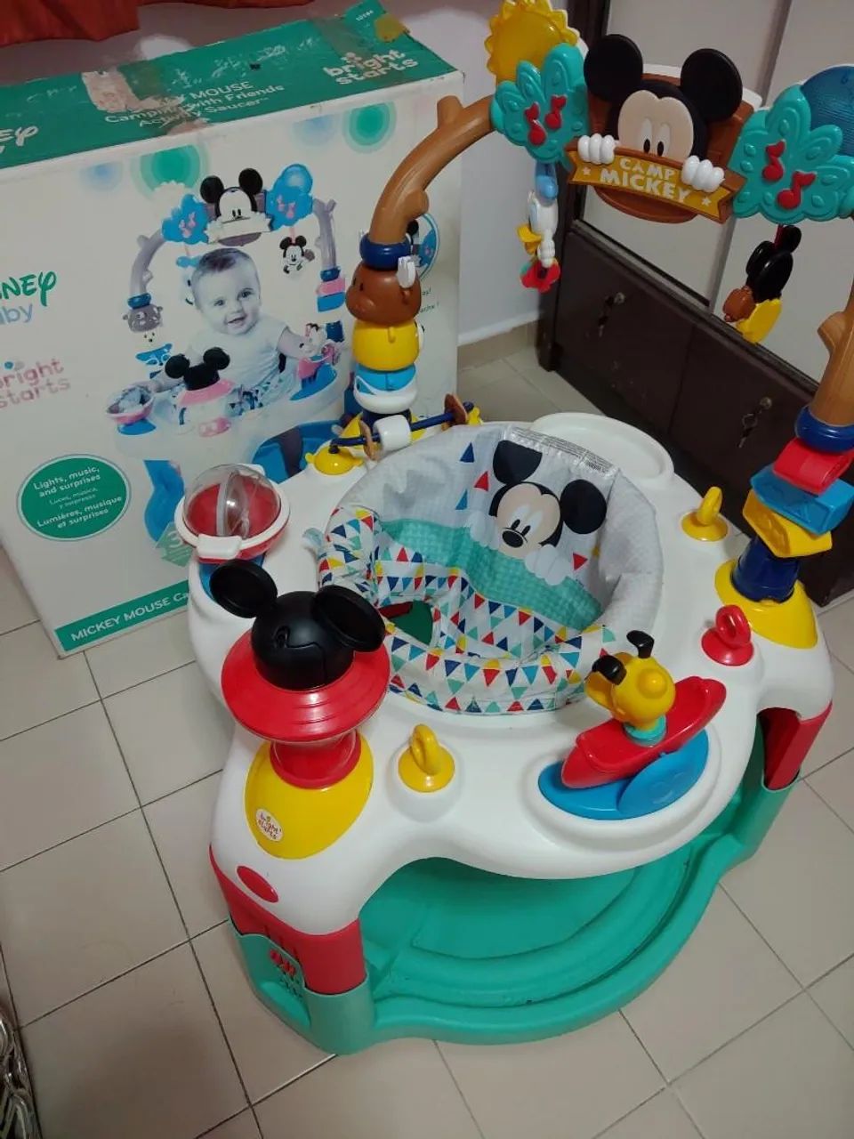 Brinquedo Interativo Mickey Mouse para Bebês