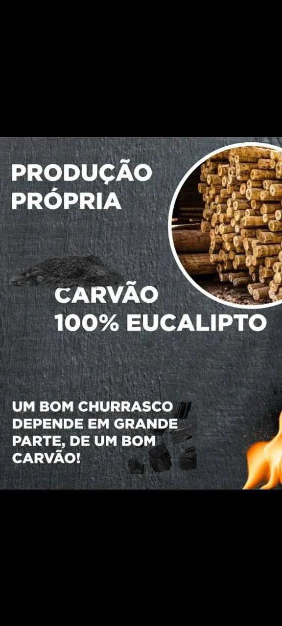 Sacos de carvão 100% Eucalipto  - Foto 3