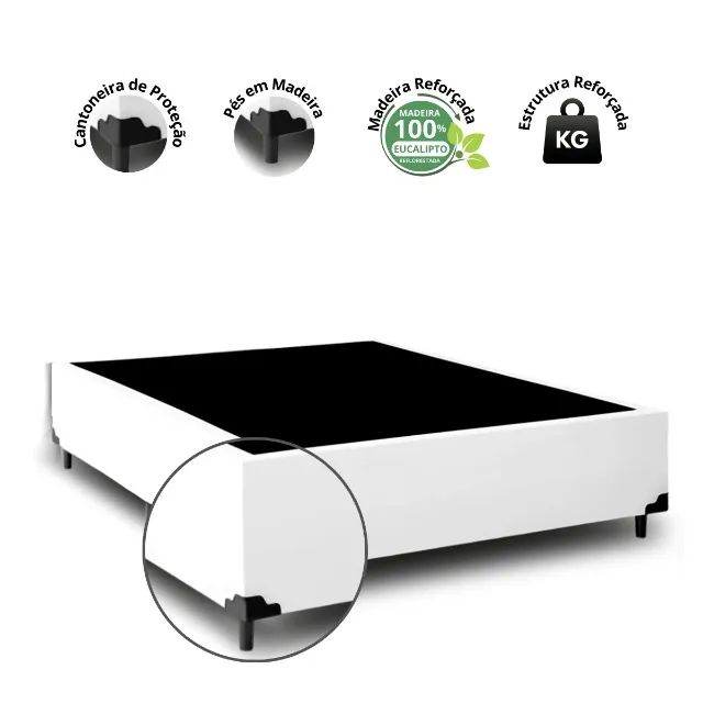 CAMA CASAL COM FRETE E MONTAGEM GRATIS - Foto 4