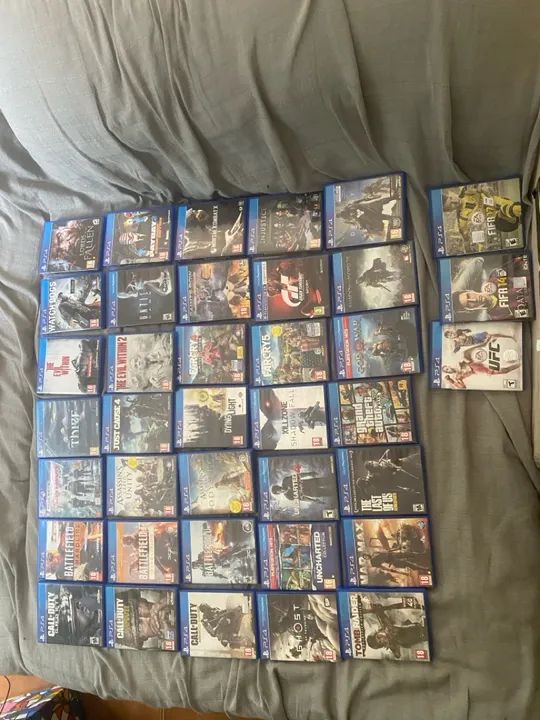 Lote de 40 jogos PS4 - Diversos gêneros e condições - Foto 3