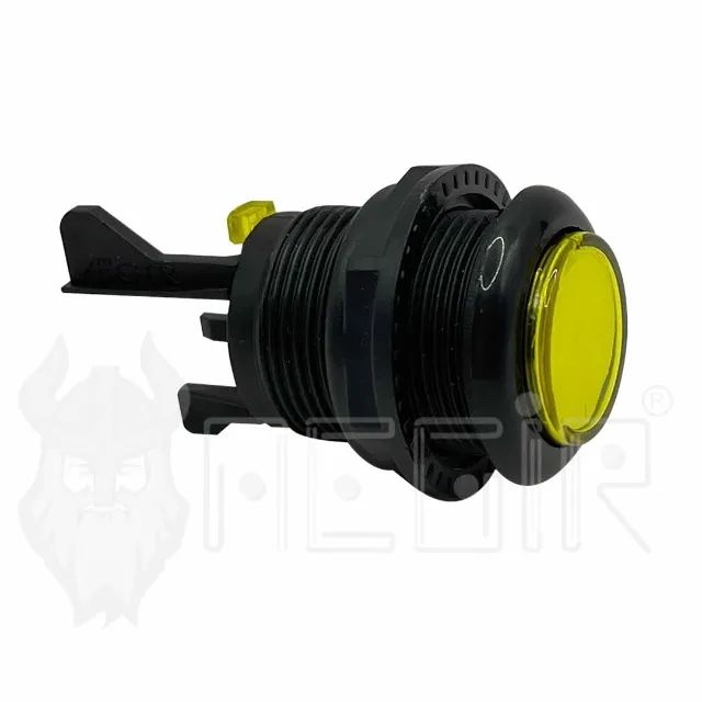 Botao arcade acrilico black com micros fliperama - Foto 2