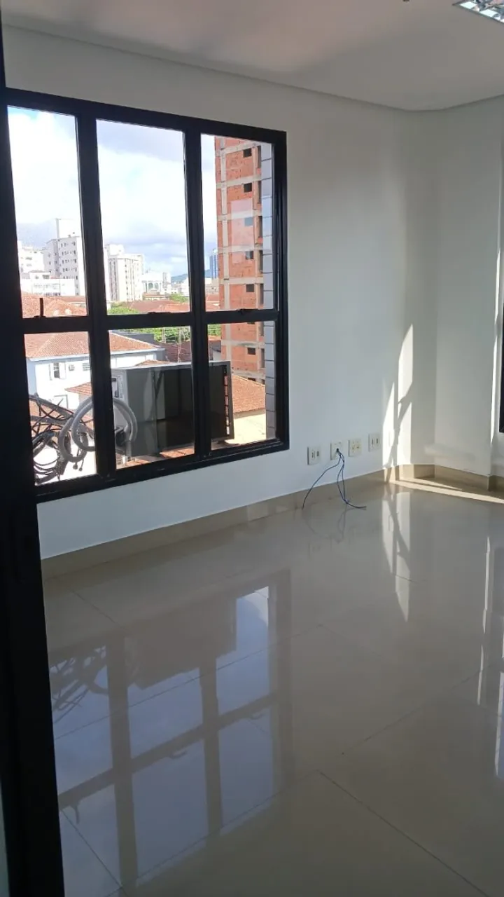 Sala Comercial para Alugar em Santos 76mt - Pacote - AV Afonso Pena- Aceito Corretores