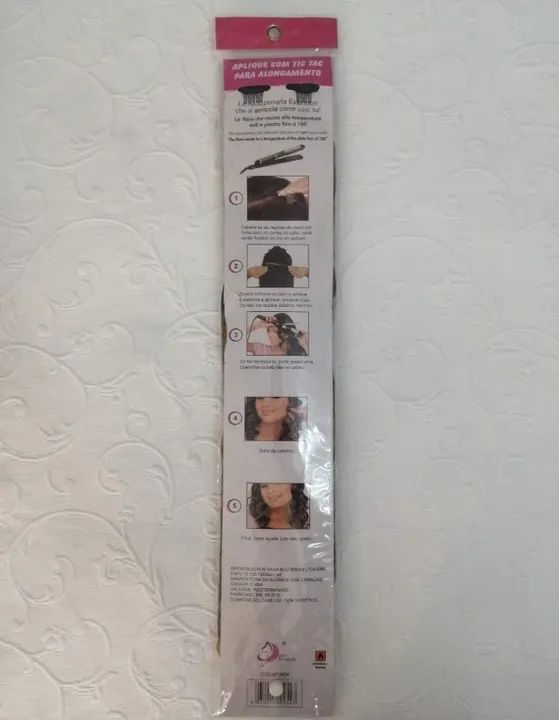 Mega Hair, aplique sintético com tic tac 70cm - Foto 5
