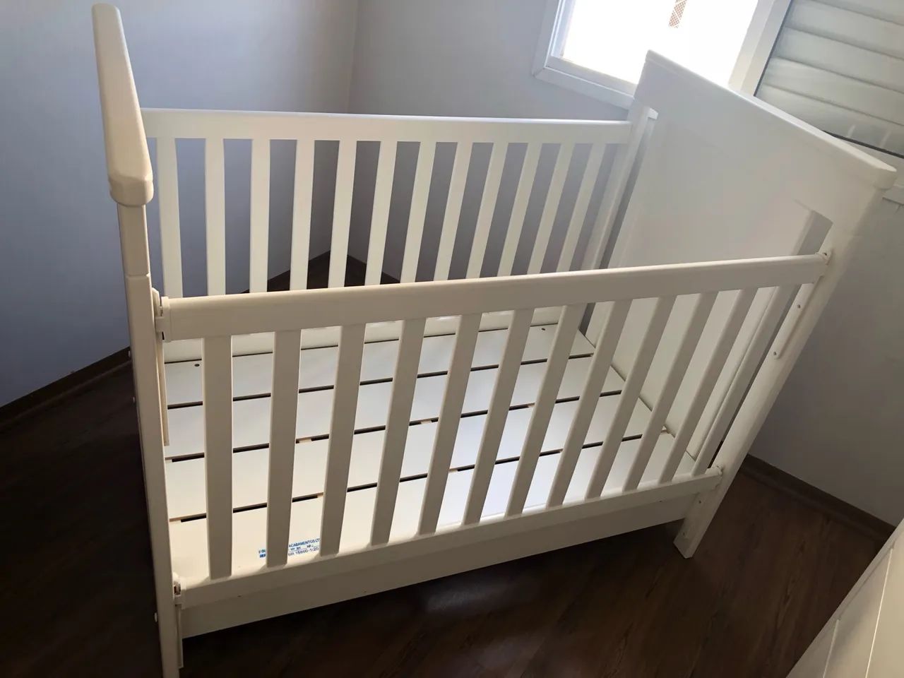 Berço de Bebê Branco - Foto 4