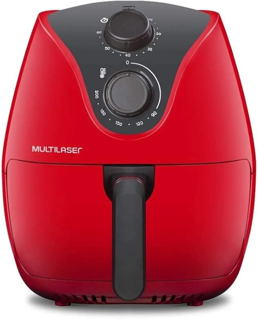 Fritadeira Elétrica Air Fryer 4l Vermelha 4 Litros NOVA Multilaser - Foto 3