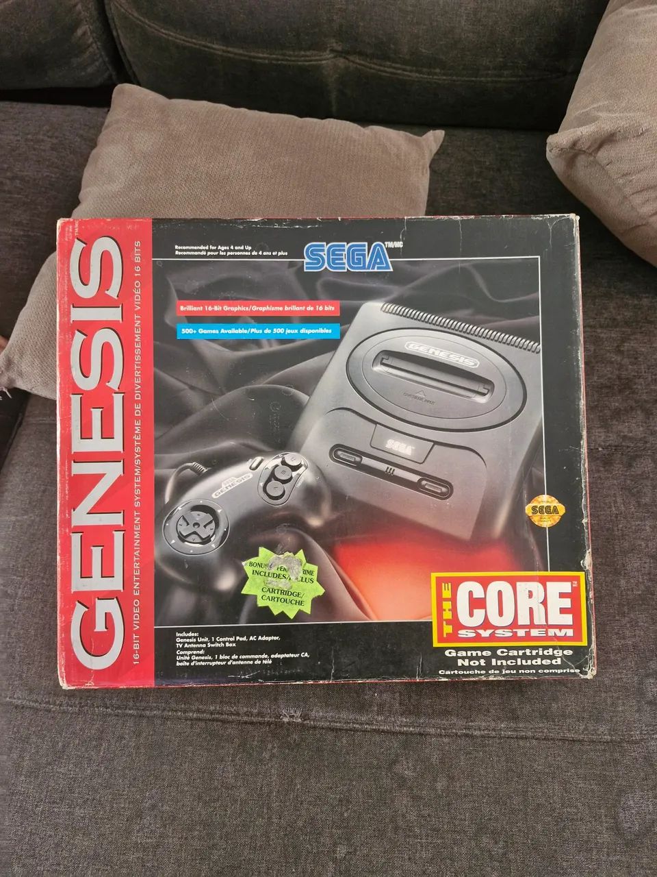 Sega genesis original na caixa