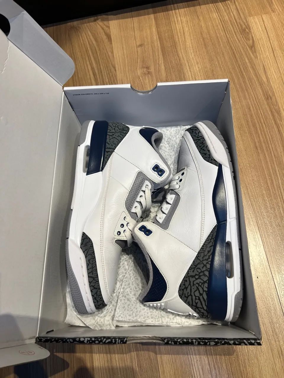 Jordan 3 Midnight Navy 43 original - Foto 3