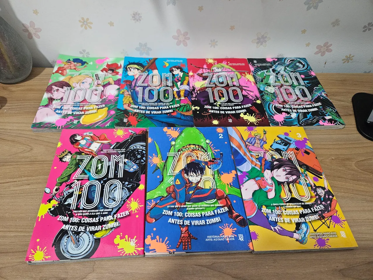 Mangá Zom 100 - Completo (Volumes 1 a 7)