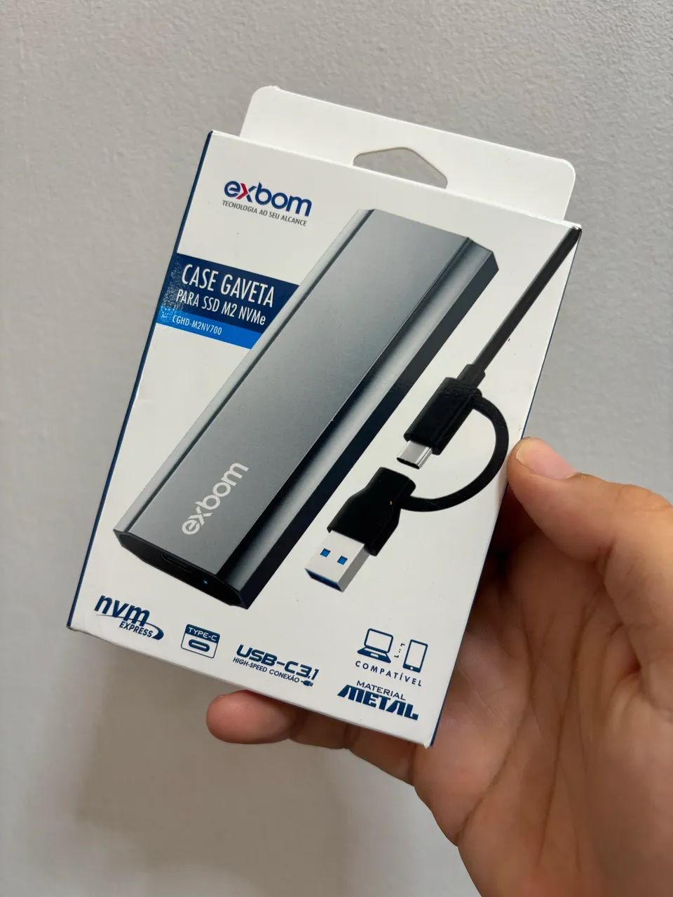 Case Ssd nvme exbom - Foto 3