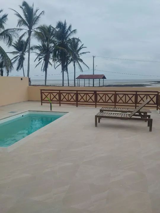 Casa de temporada com piscina e churrasqueira na praia de panaquatira  - Foto 2