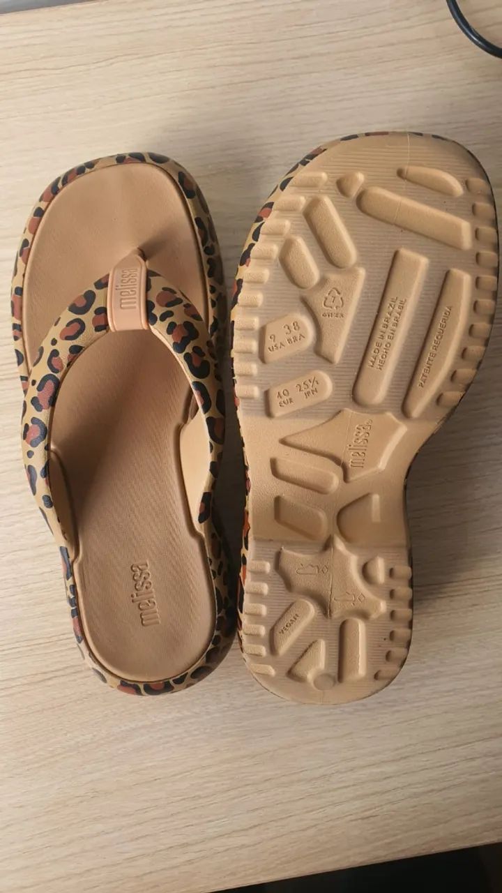 Melissa Free Fuzzy Printed Onça Platform - Foto 3