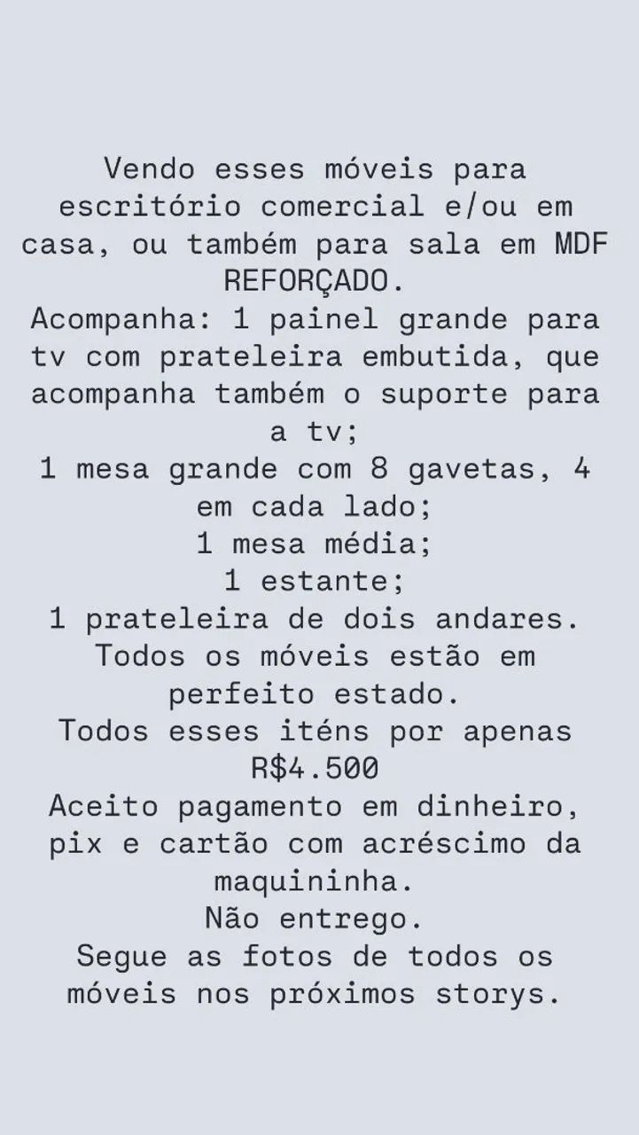 Móveis planejados para escritório completo 