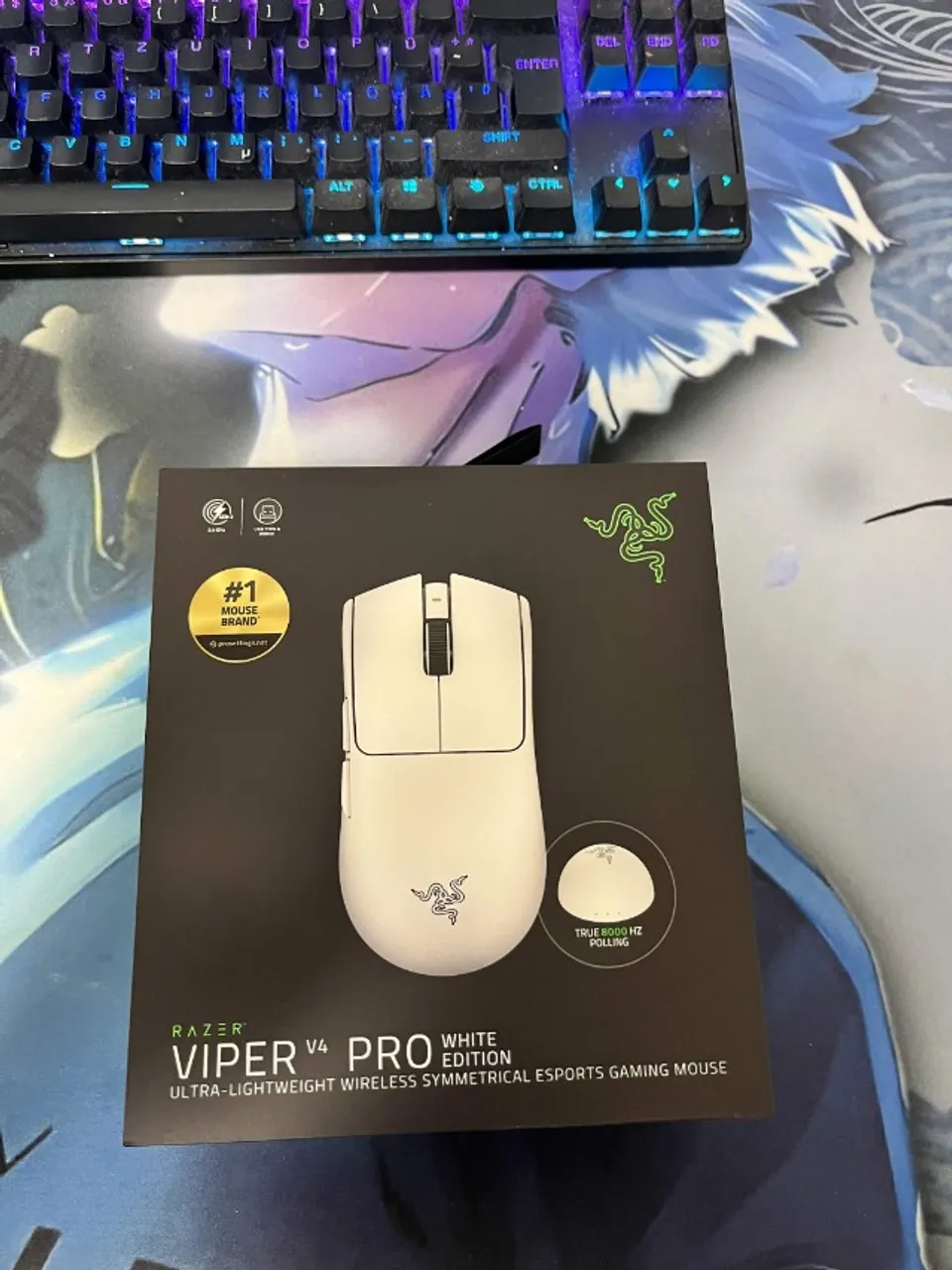 Razer Viper V4 PRO (branco) - Periféricos e Acessórios de