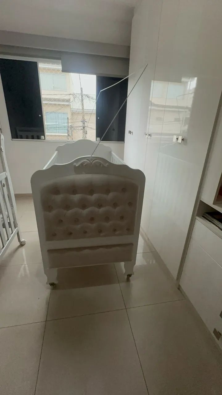 Berço capitonê estilo realeza  - Foto 4